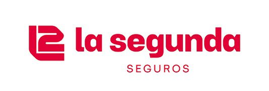 Red logo of La Segunda Seguros with a stylized L2 symbol on the left, followed by the company name la segunda in bold lowercase letters, and SEGUROS underneath in uppercase letters.